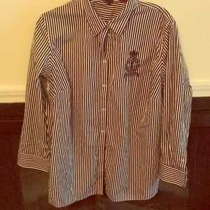 Black and white R.L. Shirt